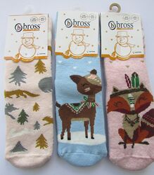  Детские махровые носки Bross р. 25-27  3-5лет. 