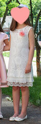 Красивое кружевное итальянское платье Gaialuna р. 134-146