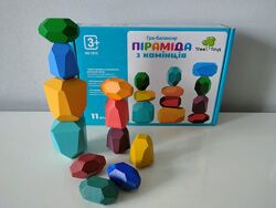 Дерев´яна гра Камені балансир пірамідка Тумі Іші, 11 і 20 шт.