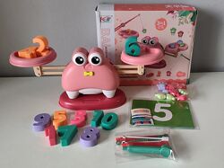 Гра балансир ваги риболовля Краб 3 в 1, порахуй крабиків. 