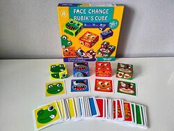 Деревянные Веселые кубики эмоции с карточками, животные. В наличии.