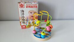 Дерев&acuteяні іграшки пальчиковий лабіринт для дрібної моторики. В наявності.