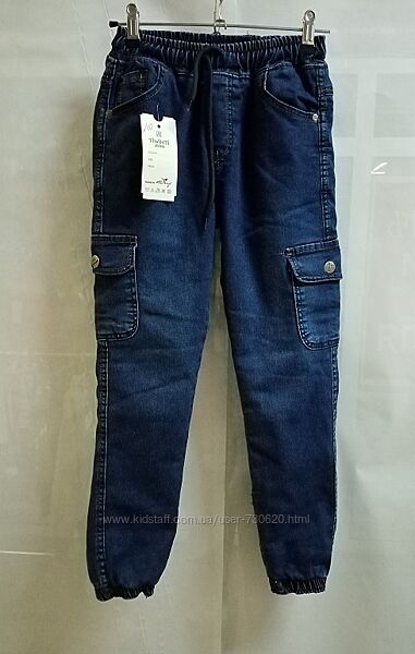 Зимові джинси - джогери. 134-152