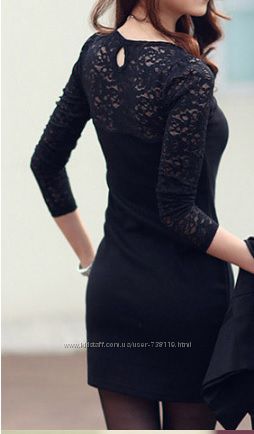 Платье черное D&G