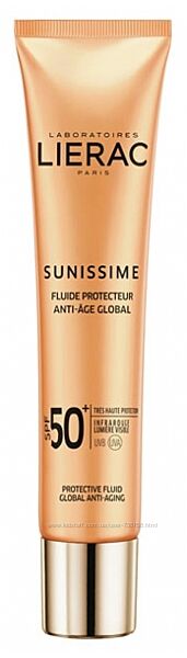 Солнцезащитный флюид для лица Lierac Sunissime SPF 50