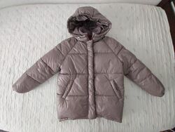 Стильный зимний пуховик, куртка оверсайз для девочкиТМ X-WOYZ на рост146-152