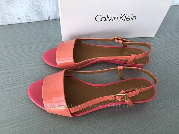 Новые босоножки Calvin Klein, кожа