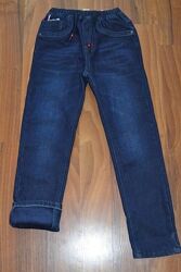 Утеплені джинси, котонові брюки 98-116р. Різні моделі. Розпродаж