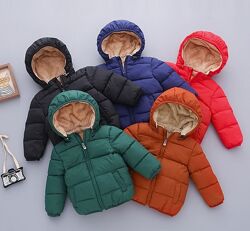 Классные куртки еврозима для деток 90-130 см 5 цветов