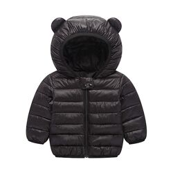 Яскраві, легкі, теплі, зручні курточки з вушками 80-120 см