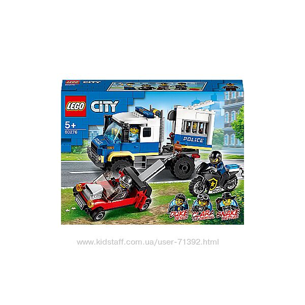 Конструктор Транспорт для перевозки преступников, 60276 - LEGO City