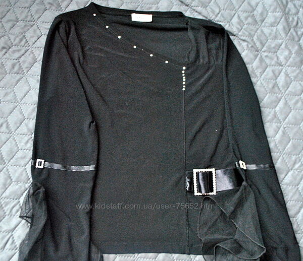 Нарядная блуза Nadia со вставками под Сваровски р. М Указаны замеры
