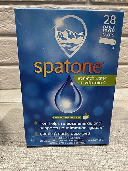 Добавка жидкого железа с яблоком Spatone, 28 шасе