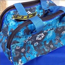 Дорожна сумка синя  42 на 23 на 28 см