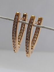 Золотые серьги 585пр 
