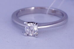 Золотое кольцо 750 пробы с бриллиантом 0.28кт.