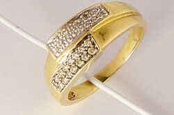 Золотое кольцо 585 пробы с бриллиантом 0, 128кт