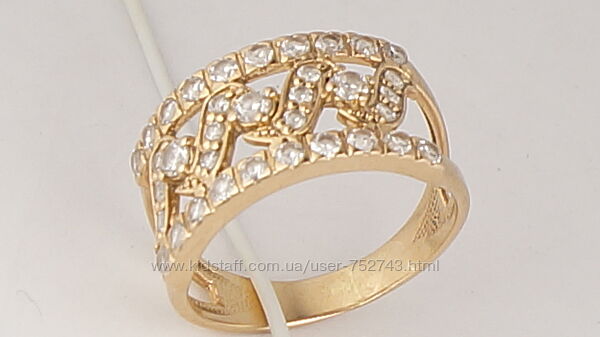Золотое кольцо 585пр 