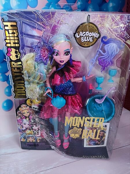 Monster High Lagoona Blue Doll in Monster Ball Party Монстер Хай Лагуна