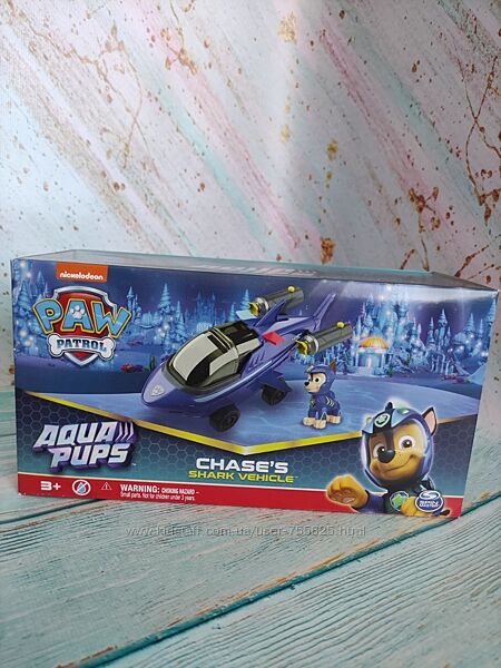 Набір Paw Patrol Aqua Pups Chase Щенячий патруль Рятувальна машина Чейза