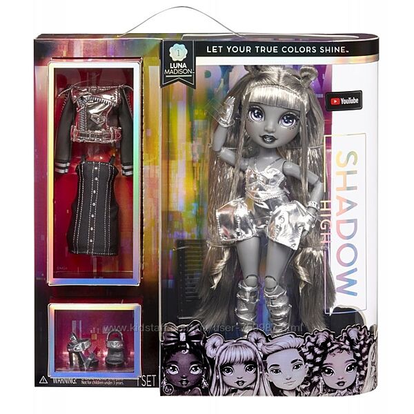 Лялька Shadow High Місяць Медісон   модна лялька у відтінках сірого.583530