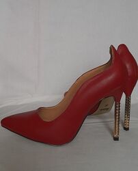 Шикарні червоні туфлі в розпродажі , остання пара 