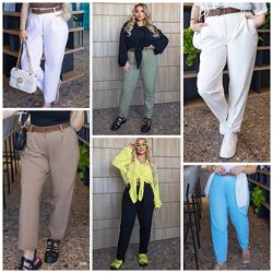 Стильні жіночі джинси baggy, Джинс котон 48-58 Модные женские джинсы багги