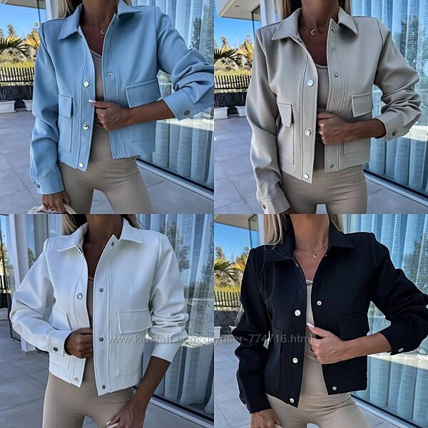 Жіночий трендовий піджак кашемір з кишенями 42-48 рр. Женский пиджак