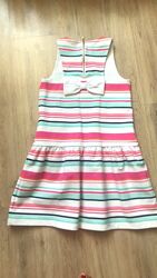 Стильное платье дорогого бренда детской одежды Jannie and Jack, 7-9 лет 