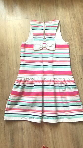 Стильное платье дорогого бренда детской одежды Jannie and Jack, 7-9 лет 