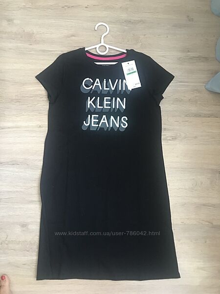 платье  Calvin Klein новое на 10-12 лет оригинал