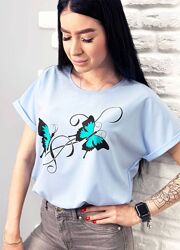 Жіноча блузка-футболка Arial, 42-44, 46-48, 50-52 р. , 3 кол.