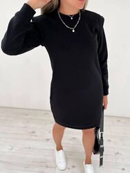 Тепла жіноча сукня в спортивному стилі Cassie, 42-44, 46-48, 50-52 р