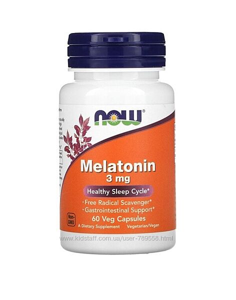 Мелатонин 3 мг для здорового сна 