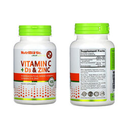 Immunity, витамины C  D3 и цинк, 100 капсул
