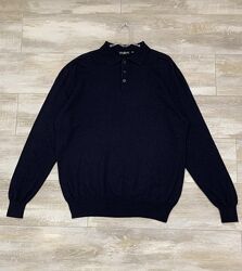 Кашемировый джемпер поло Royal Class шёлк кашемир, размер