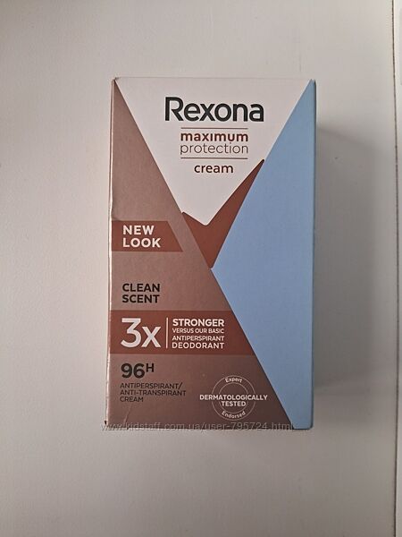 Rexona Maximum Protection Clean Scent кремовый антиперспирант против чрезме
