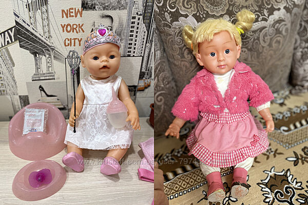 Интерактивная кукла, пупс, кукла бебі борн, лялька, baby born