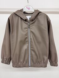 Бобмер куртка дитяча для дівчинки екошкіра замш