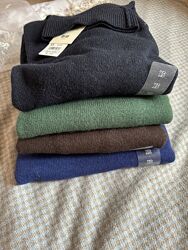 Гольфи з преміум шерсті uniqlo унісекс коричневий, зелений синій, зел