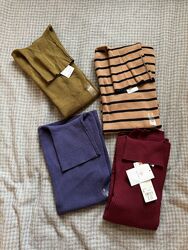 Гольфи в рубчик з вовни uniqlo S