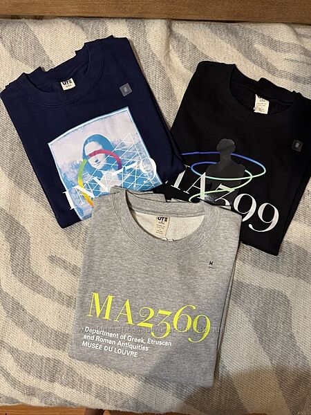 Світшоти uniqlo унісекс louvre