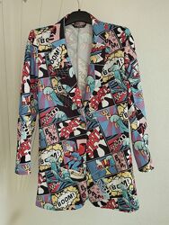 Стильный удлиненный блейзер пиджак Shein