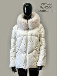 Короткая зимняя куртка-пуховик Mangelo, р.42-54