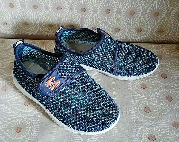 Літні мокасини для хлопчика. р.32 сіточка