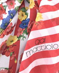 GAI MATTIOLO большой шелковый шарф палантин Италия, роуль.