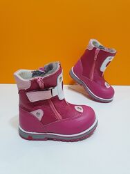 Кожаные зимние ботинки K. Pafi 22-25р 705-102-03