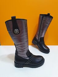 Кожаные зимние ботинки Polipeys 31р art-950
