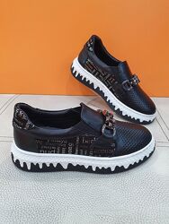Кожаные кроссовки K. Pafi 31-36р 18-370