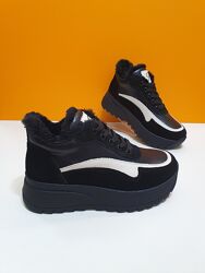 Шкіряні зимові черевики Hengji 36-40р B13-2